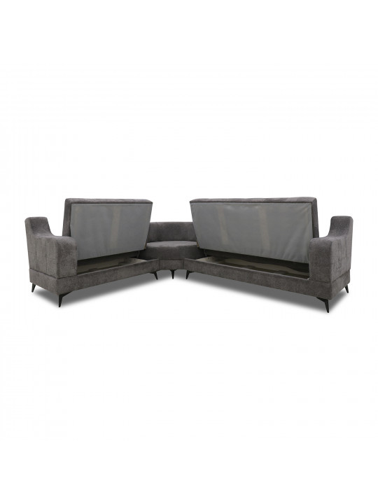 Բազմոց HOBEL CORNER NEW YORK  GREY BEATTO 1036/ LAMENIA 1011 L (4) 