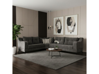 Բազմոց HOBEL CORNER NEW YORK  GREY BEATTO 1036/ LAMENIA 1011 L (4) 