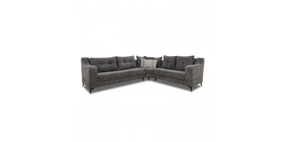 Диван HOBEL CORNER NEW YORK  GREY BEATTO 1036/ LAMENIA 1011 R (4) 