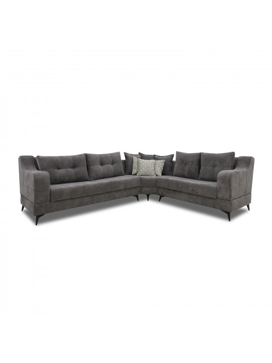 Բազմոց HOBEL CORNER NEW YORK  GREY BEATTO 1036/ LAMENIA 1011 R (4) 