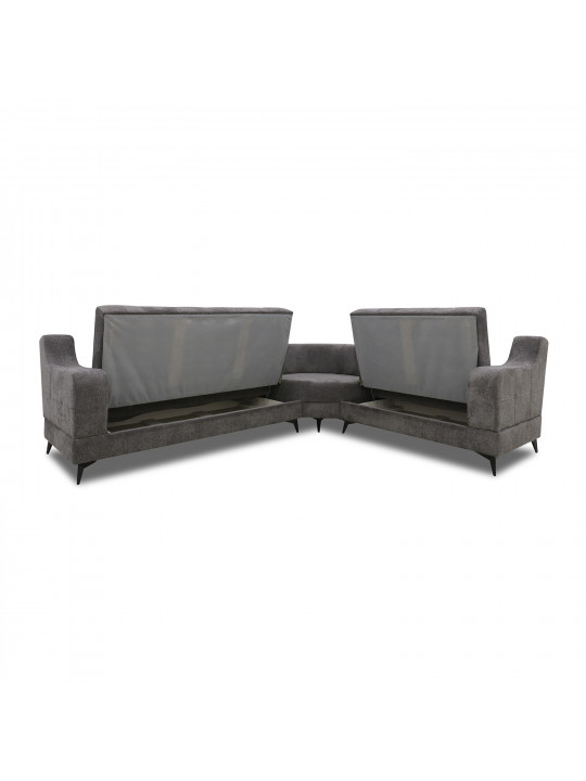 Բազմոց HOBEL CORNER NEW YORK  GREY BEATTO 1036/ LAMENIA 1011 R (4) 