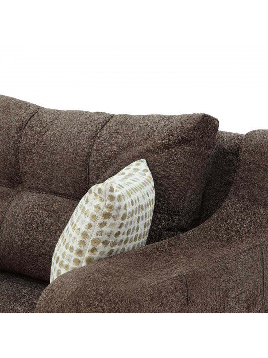 Sofa HOBEL CORNER NEW YORK L16150GOLD BROWN BEATTO1005/ LAMENIA 1016 L(4) 