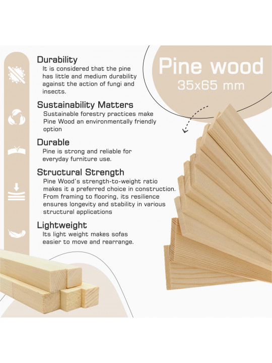 Բազմոց HOBEL CORNER ROSE BROWN VIVALDI 20 (4) 