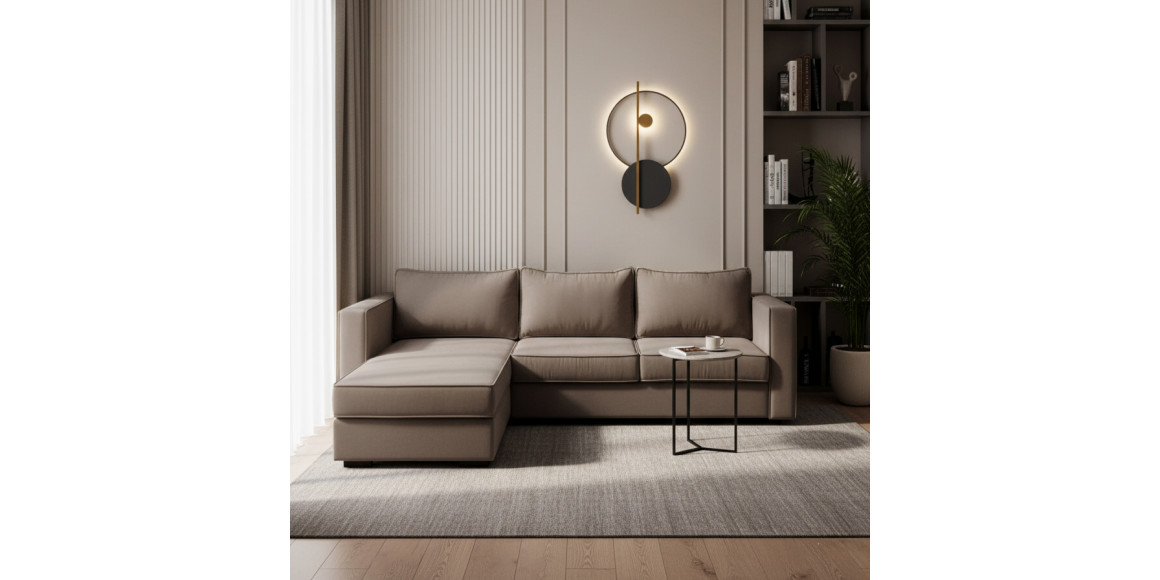 Диван HOBEL CORNER ROSE CAPUCHINO VIVALDI 22 (4) 