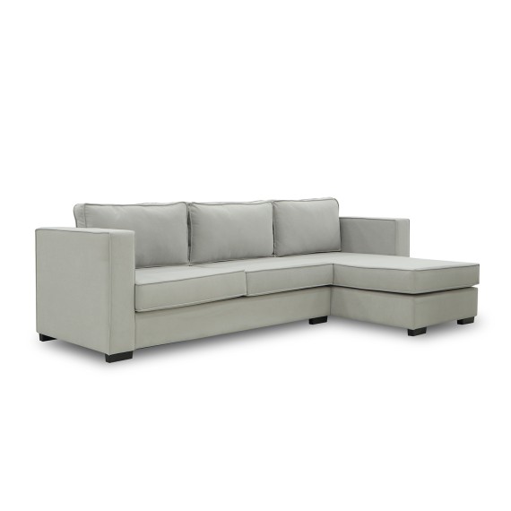 Sofa HOBEL CORNER ROSE F/R LIGHT GREY LEONARDO 13 (4) 