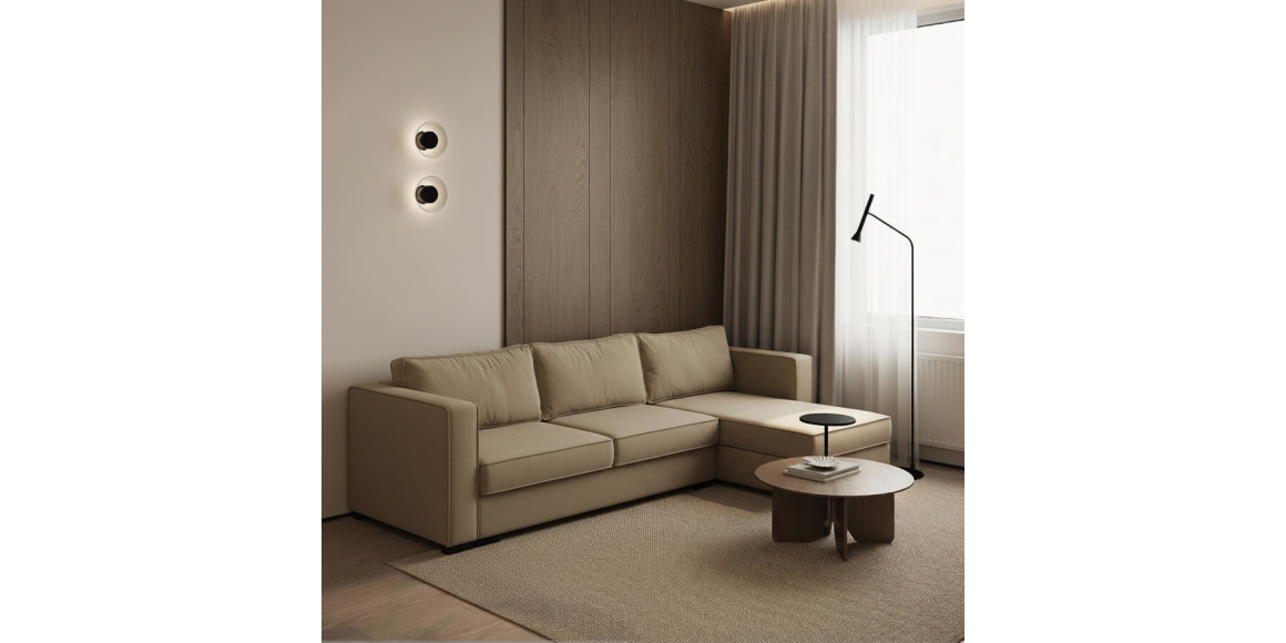 Диван HOBEL CORNER ROSE LIGHT BROWN VIVALDI 21 (4) 