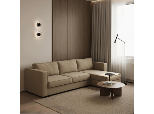 Диван HOBEL CORNER ROSE LIGHT BROWN VIVALDI 21 (4) 
