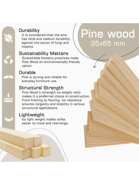 Բազմոց HOBEL CORNER ROSE LIGHT BROWN VIVALDI 21 (4) 