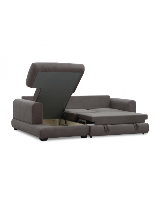 Բազմոց HOBEL CORNER SIDNEY PLUS DARK CAPPUCCINO BUKLE 7 L (3) 