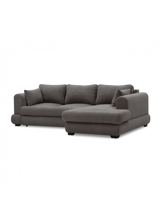 Sofa HOBEL CORNER SIDNEY PLUS DARK CAPPUCCINO BUKLE 7 R (3) 