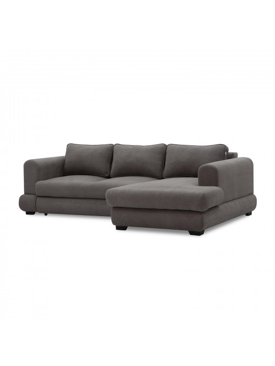 Sofa HOBEL CORNER SIDNEY PLUS DARK CAPPUCCINO BUKLE 7 R (3) 