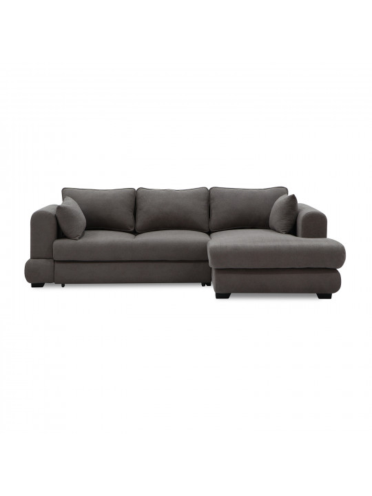 Sofa HOBEL CORNER SIDNEY PLUS DARK CAPPUCCINO BUKLE 7 R (3) 