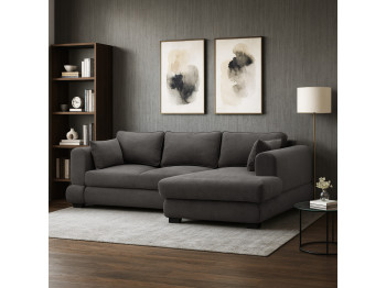 Բազմոց HOBEL CORNER SIDNEY PLUS DARK CAPPUCCINO BUKLE 7 R (3) 