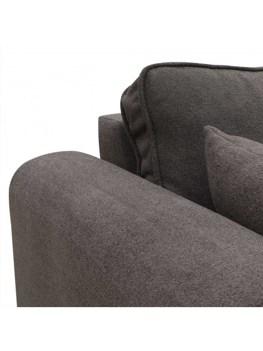 Sofa HOBEL CORNER SIDNEY PLUS DARK GREY BUKLE 15 L (3) 