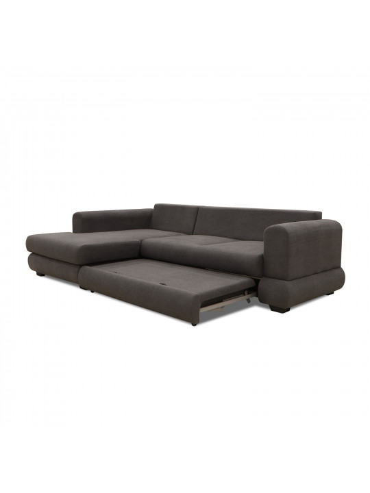 Sofa HOBEL CORNER SIDNEY PLUS DARK GREY BUKLE 15 L (3) 