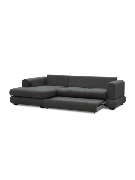 Բազմոց HOBEL CORNER SIDNEY PLUS DARK GREY BUKLE 15 L (3) 