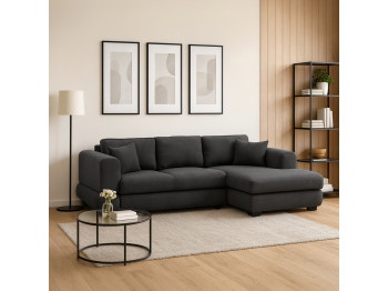 Բազմոց HOBEL CORNER SIDNEY PLUS DARK GREY BUKLE 15 R (3) 