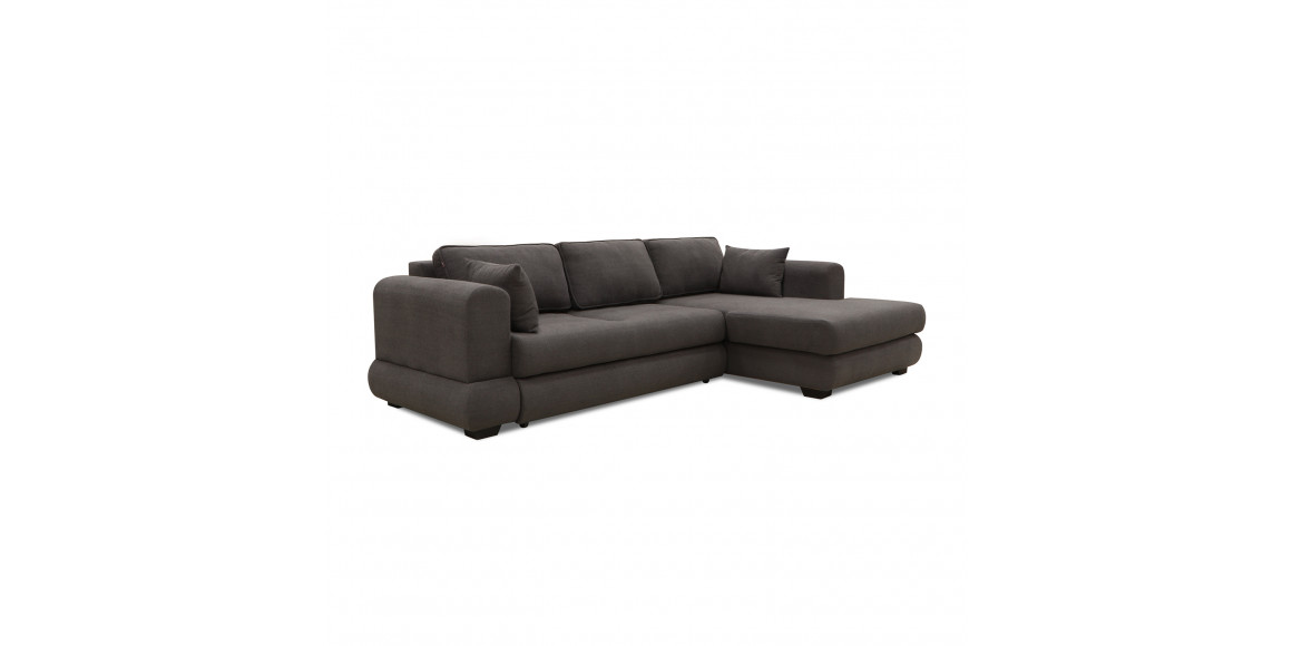 Sofa HOBEL CORNER SIDNEY PLUS DARK GREY BUKLE 15 R (3) 