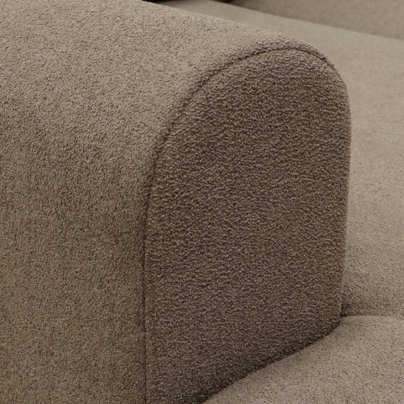 Sofa HOBEL CORNER SIDNEY PLUS F/Z BROWN BUKLE 6 L (3) 