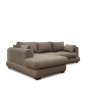 Sofa HOBEL CORNER SIDNEY PLUS F/Z BROWN BUKLE 6 L (3) 
