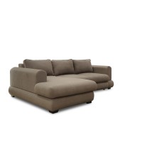 Sofa HOBEL CORNER SIDNEY PLUS F/Z BROWN BUKLE 6 L (3) 