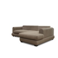 Sofa HOBEL CORNER SIDNEY PLUS F/Z BROWN BUKLE 6 R (3) 