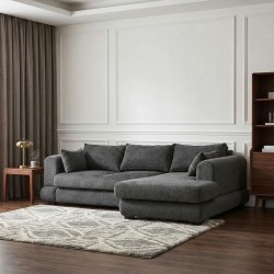 Диван HOBEL CORNER SIDNEY PLUS F/Z DARK GREY BEATTO 1078 R (3) 