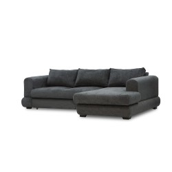 Диван HOBEL CORNER SIDNEY PLUS F/Z DARK GREY BEATTO 1078 R (3) 