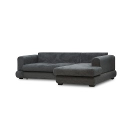Диван HOBEL CORNER SIDNEY PLUS F/Z DARK GREY BEATTO 1078 R (3) 