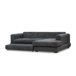 Диван HOBEL CORNER SIDNEY PLUS F/Z DARK GREY BEATTO 1078 R (3) 