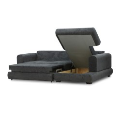 Диван HOBEL CORNER SIDNEY PLUS F/Z DARK GREY BEATTO 1078 R (3) 