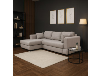 Sofa HOBEL CORNER SIDNEY PLUS F/Z GREY BUKLE 9 L (3) 