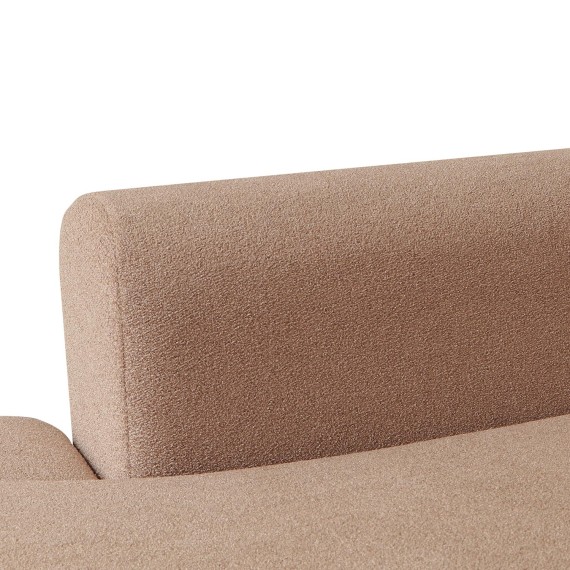 Sofa HOBEL CORNER SIDNEY PLUS F/Z LIGHT BROWN BUKLE 5 L (3) 