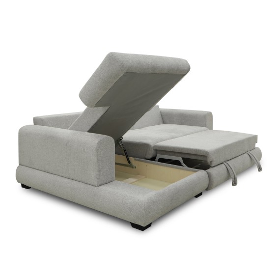 Диван HOBEL CORNER SIDNEY PLUS F/Z LIGHT GREY BEATTO 1067 L (3) 