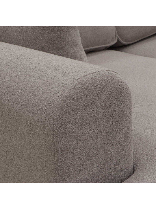 Բազմոց HOBEL CORNER SIDNEY PLUS F/Z GREY BUKLE 9 L (3) 