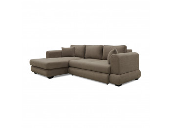 Sofa HOBEL CORNER SIDNEY PLUS LIGHT BROWN BUKLE 6 L (3) 