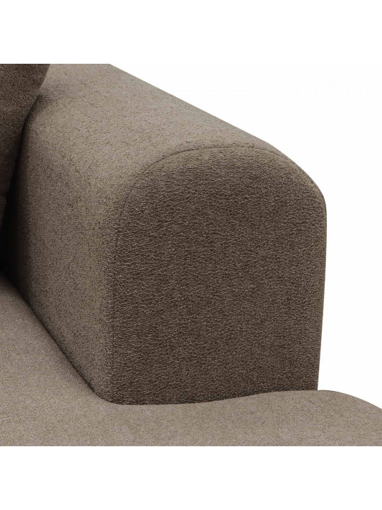 Sofa HOBEL CORNER SIDNEY PLUS LIGHT BROWN BUKLE 6 R (3) 