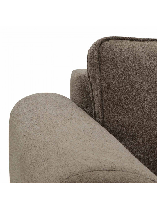 Sofa HOBEL CORNER SIDNEY PLUS LIGHT BROWN BUKLE 6 R (3) 