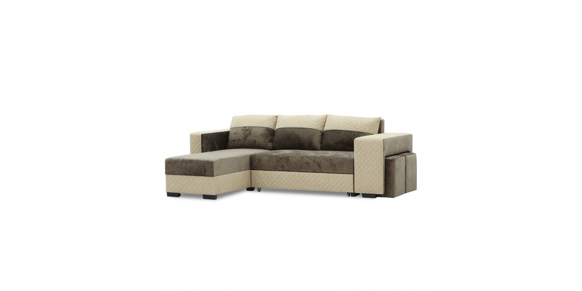 Диван HOBEL CORNER SONYA BROWN MONACO 5/BROWN  BONCUK 6 L (5) 