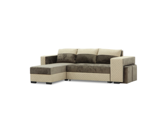 Sofa HOBEL CORNER SONYA BROWN MONACO 5/BROWN  BONCUK 6 L (5) 