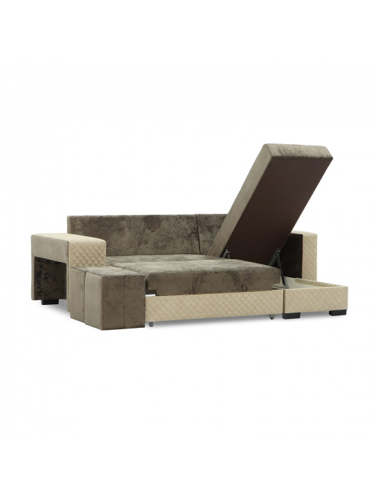 Диван HOBEL CORNER SONYA BROWN MONACO 5/BROWN  BONCUK 6 R (5) 