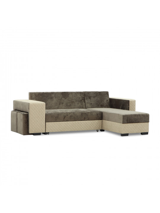 Диван HOBEL CORNER SONYA BROWN MONACO 5/BROWN  BONCUK 6 R (5) 