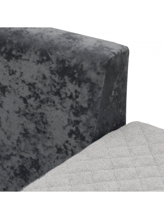 Sofa HOBEL CORNER SONYA DARK GREY MONACO 15/ LIGHT GREY BONCUK 19 L (5) 