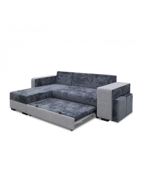 Sofa HOBEL CORNER SONYA DARK GREY MONACO 15/ LIGHT GREY BONCUK 19 L (5) 