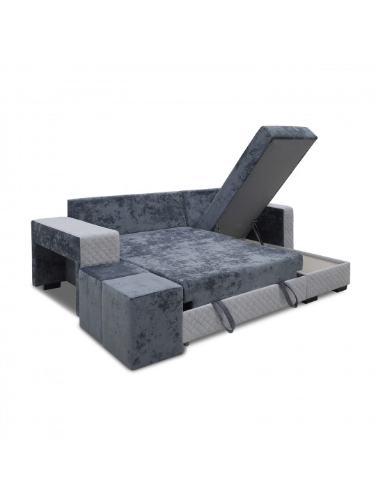 Sofa HOBEL CORNER SONYA DARK GREY MONACO 15/ LIGHT GREY BONCUK 19 R (5) 