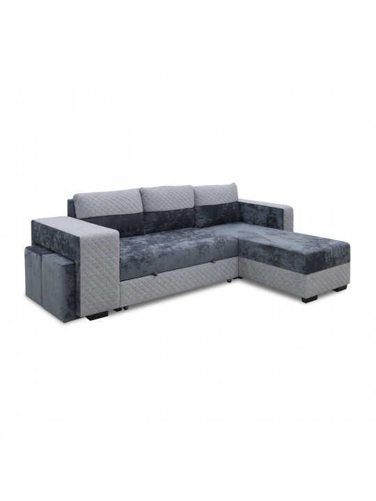 Sofa HOBEL CORNER SONYA DARK GREY MONACO 15/ LIGHT GREY BONCUK 19 R (5) 