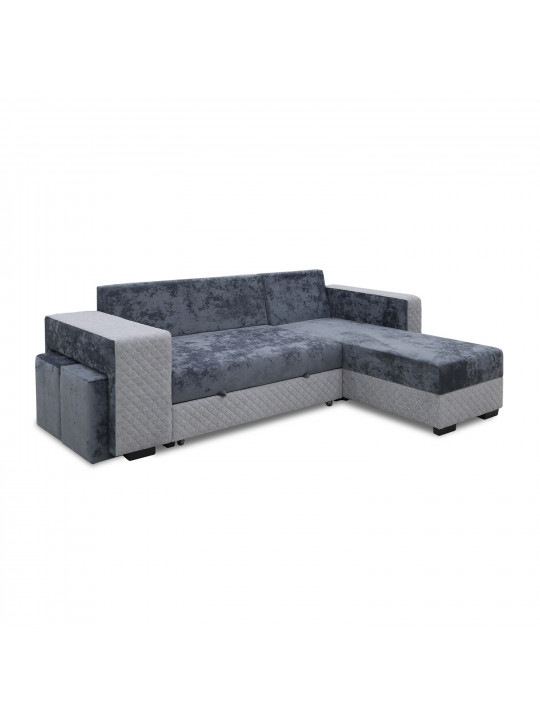 Sofa HOBEL CORNER SONYA DARK GREY MONACO 15/ LIGHT GREY BONCUK 19 R (5) 