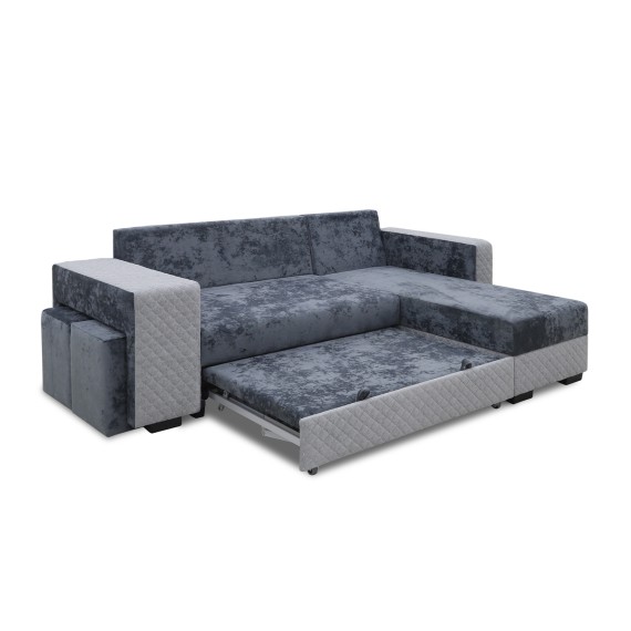 Բազմոց HOBEL CORNER SONYA F/P LIGHT GREY MONACO 13/GREY BONCUK 19 R (5) 
