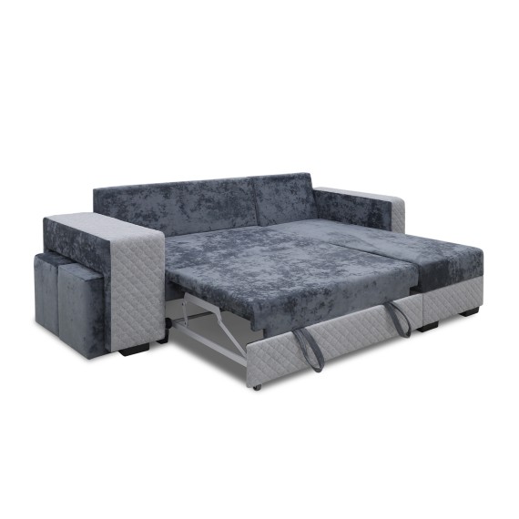 Բազմոց HOBEL CORNER SONYA F/P LIGHT GREY MONACO 13/GREY BONCUK 19 R (5) 
