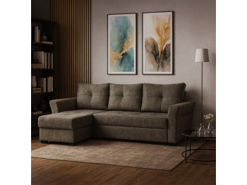 Sofa HOBEL CORNER TEXAS BROWN BEATTO 1012 L(5) 